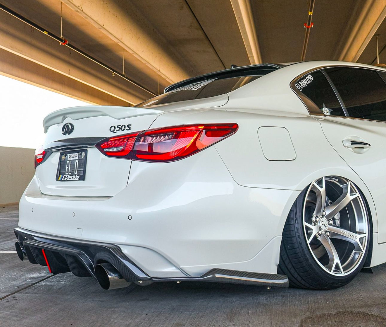 Infiniti Q50 Carbon Fiber Line Light Diffuser