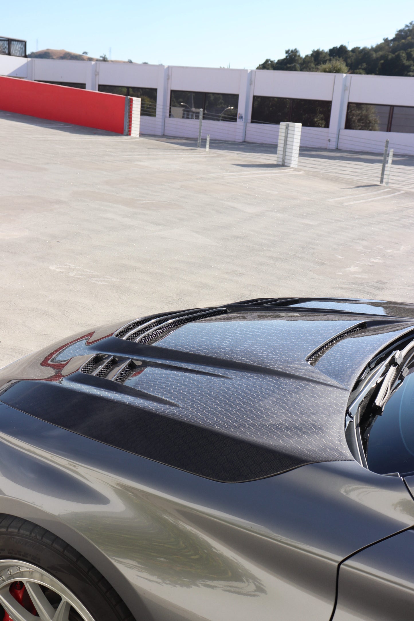 Infiniti Q60 Honeycomb Carbon FIber Cts-V style Hood