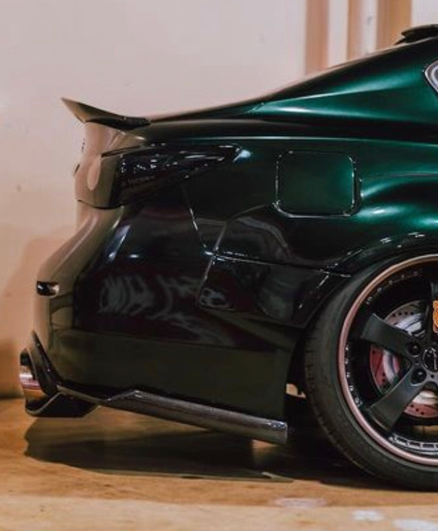 Infiniti Q50 Carbon Fiber rear extensions