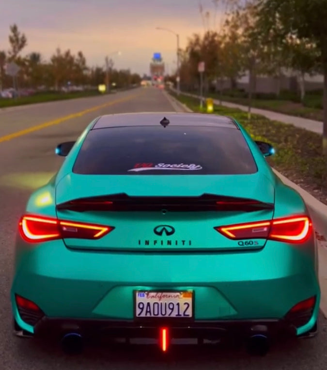 Infiniti Q60 Carbon Fiber Light Up Diffuser V2