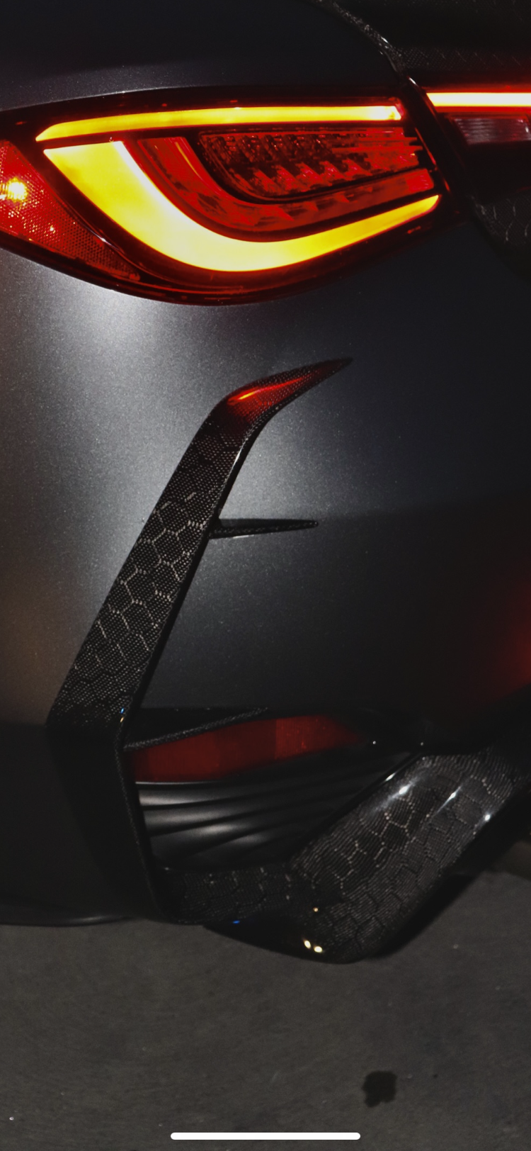 Infiniti Q60 Honeycomb Carbon Fiber C-Blades