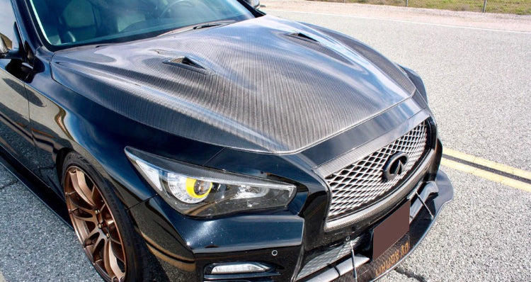 Infiniti Q50 Carbon Fiber Hood (GTR Style)
