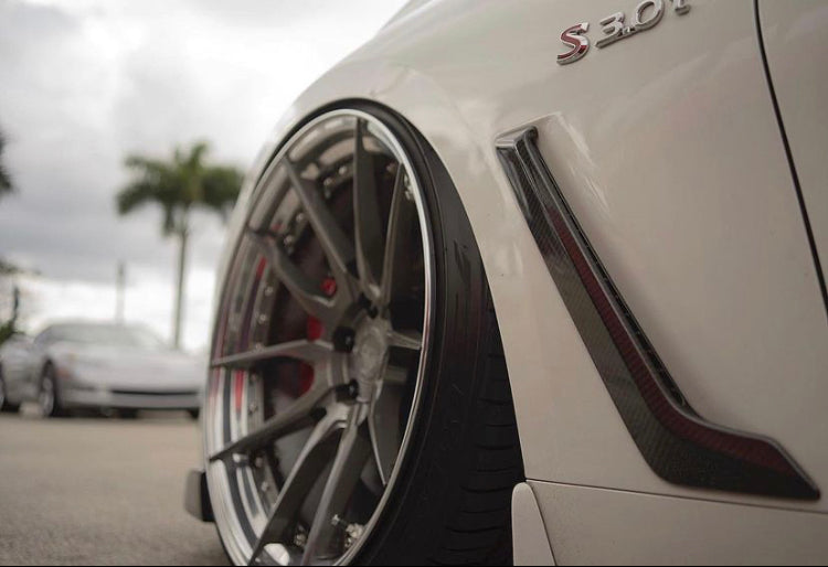 Infiniti Q60 Forged Carbon Fiber Vent Trim