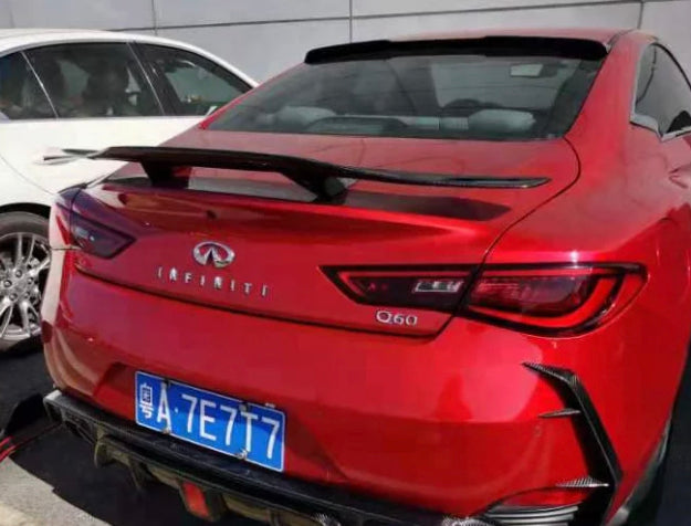 Infiniti Q60 Big Carbon Fiber Spoiler