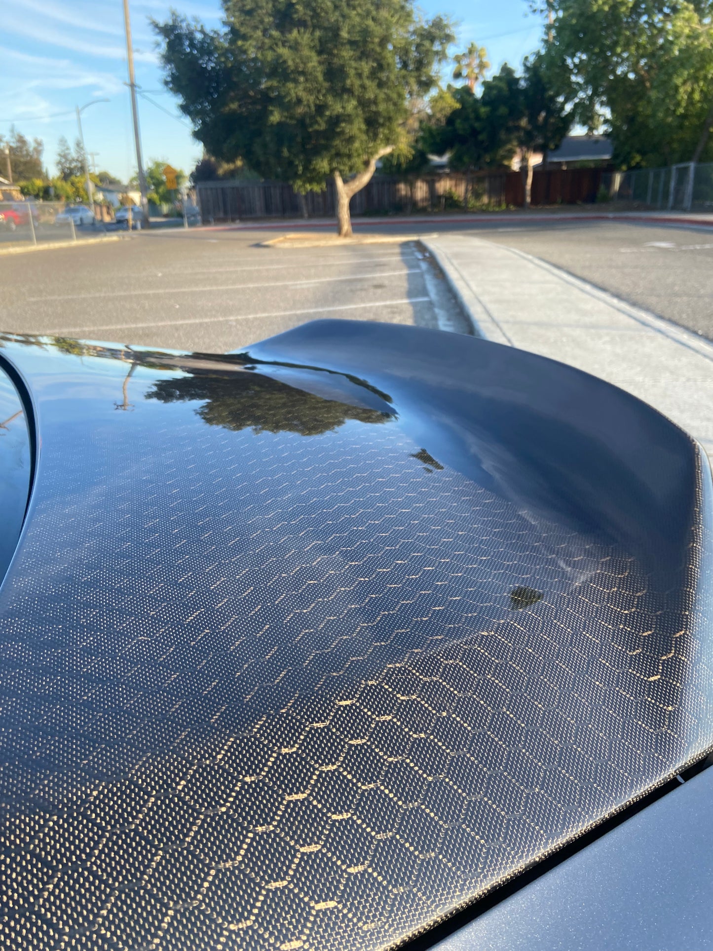 Infiniti Q60 Honeycomb Carbon Duckbill Trunk