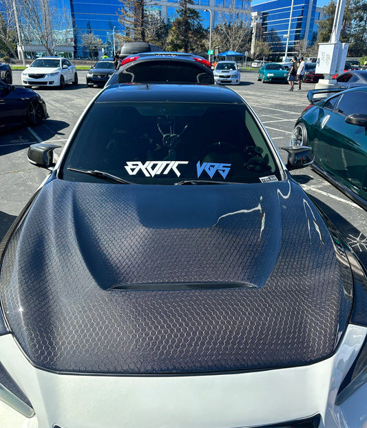Infiniti Q50 Honeycomb Carbon Fiber Hood (GTS Style)