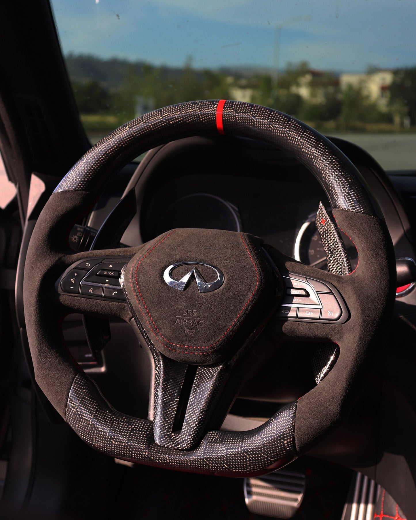 Infiniti Q50/Q60 Carbon Fiber Steering Wheel