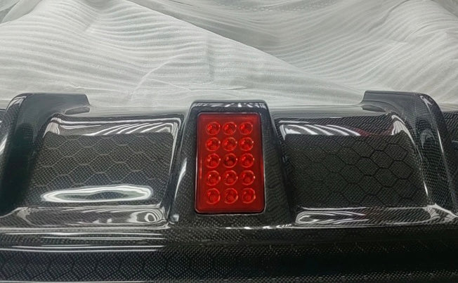 Infiniti Q50 Honeycomb Carbon FIber Diffuser with Brake Light (2014-2017)