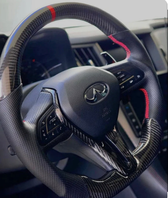 Infiniti Q50/Q60 Carbon Fiber Steering Wheel