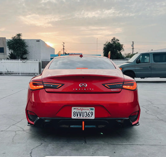 Infiniti Q60 Carbon Fiber Light Up Diffuser V2