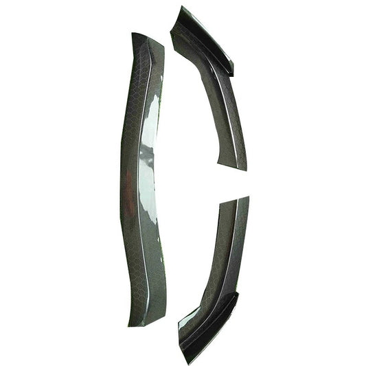 Infiniti Q60 Honeycomb Carbon Fiber Front Lip (3 Piece)