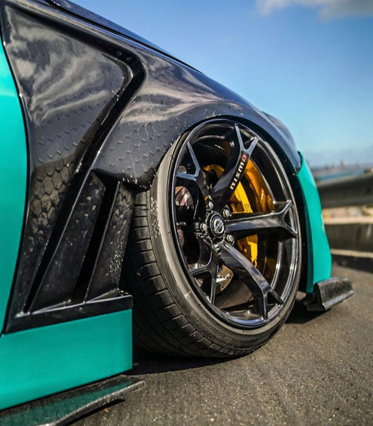Infiniti Q50 Honeycomb Carbon Fiber Vented Fenders
