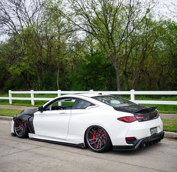 Infiniti Q60 Carbon Fiber Vented Fenders