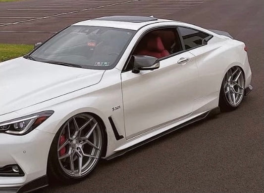 Infiniti Q60 Carbon Fiber Side Skirts