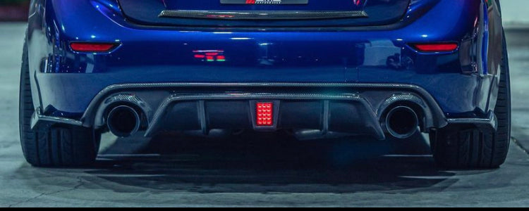 Infiniti Q50 Carbon Fiber Diffuser with Brake Light (2014-2017)
