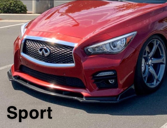 Infiniti Q50 Three Piece Front Lip (2014-2017)