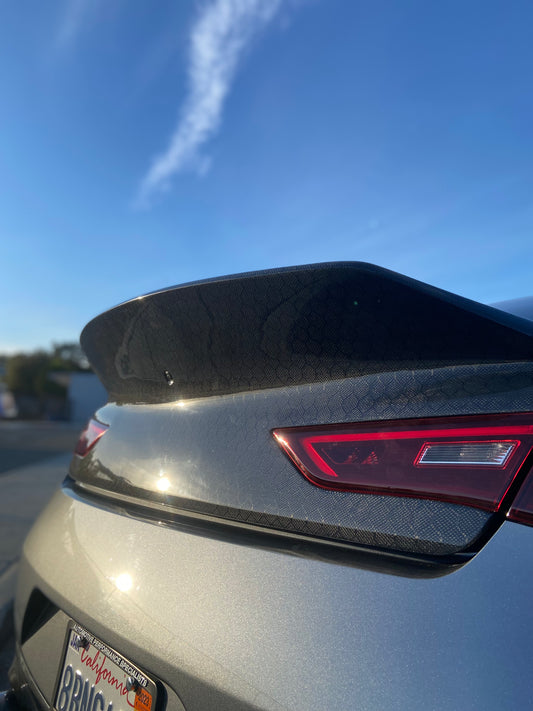 Infiniti Q60 Honeycomb Carbon Duckbill Trunk